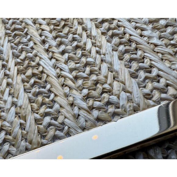 Straw Beach Clutch Summer Purse Evening Shoulder Handbag Party Prom Wedding Bag - Picture 6 of 7